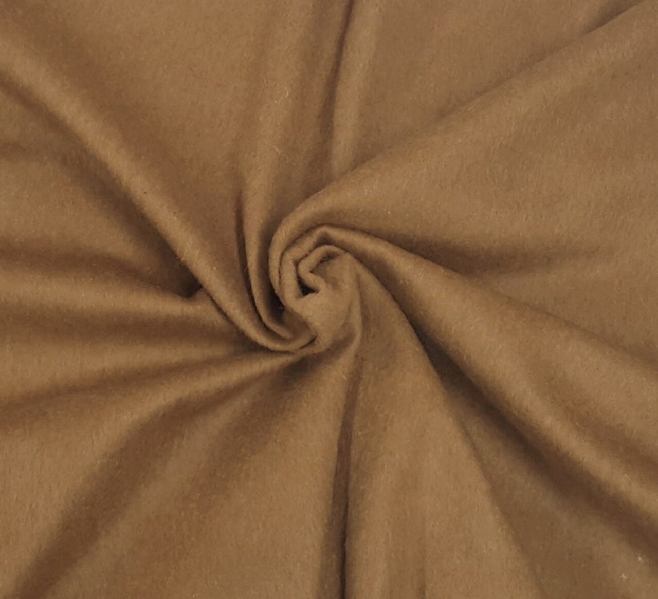 1 Yard Lt. Brown Woven Wool Fabric Offers a Warm, Natural Hue Combined With the Softness.